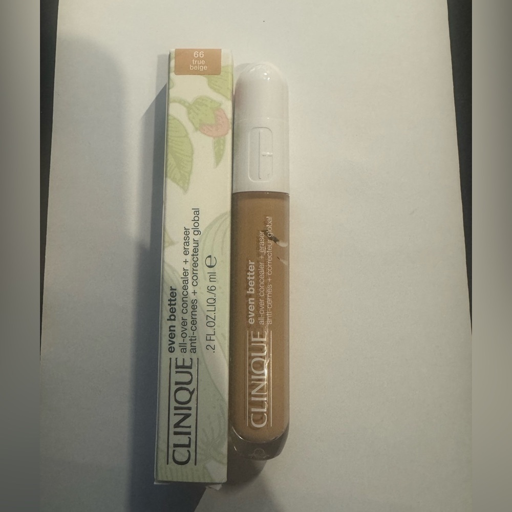 Clinique even better all over concealer +eraser 
66 true beige brand new